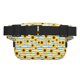 thumbnail image 3 of Fotbe Blue White Striped Sunflower A Cangurera Cuadrada con Estampado de Doble Capa, Bolsa de Cintura Ajustable Mini para Hombres y Mujeres, 3 of 9