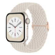 Recoppa Braided Solo Loop Strechy Compatible with Apple Watch Bands, StarLight