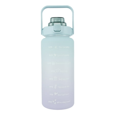 

Duety Water Bottle 2000ml Motivational Sport Water Drinking Bottle 1-Click Open BPA Free Tritan Water Bottle with Time Maker Leak Proof Flip Top Lid Water Cup for Adults Gym Fitness School Camping
