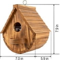 thumbnail image 2 of VASGOR Set of 2 Bird Houses for Outside,Outdoor Bird House Bird Families Bluebird Finch Cardinals Hanging Birdhouse for Garden, 2 of 9