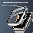 thumbnail image 1 of Caja De Reloj Caja De Reloj Estuche Para Reloj Con Protector De Marco De Vidrio Para Pantalla Para Apple Watch (Plata 40 Mm), 1 of 5