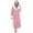 Pink, variant on WCJM Women's woolen pajamas Grey Women Winter Plush Lengthened Shawl Bathrobe Home Clothes Long Sleeved Robe Coat Coral fleece + flannel