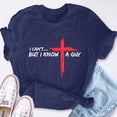 thumbnail image 2 of EcoLoom I Can't But I Know A Guy Jesus Cross Christian Short Sleeve Unisex T Shirt, 2 of 6