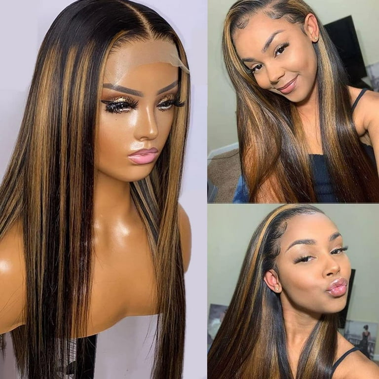 The Beauty Of A Sew-In  Human hair wigs, Straight hair highlights