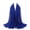 Dark Blue, variant on Women's Soft Chiffon Headscarf Spring Summer Long Shawl Solid Color Muslim Hijab Accessories Scarf for Women