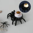 thumbnail image 2 of Uutvmp Halloween Spider Tea Lights Novelty LED Flameless Spider Candle Holder Lights Horror Spider Back Skull Eyeball Candle Lamp Trick Toy Gift for Indoor Outdoor Party Yard House Decor, 2 of 3