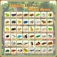 thumbnail image 3 of Juego de minifiguras de animales, 20 piezas, de juguete flexible impreso en 3D, 3 of 7