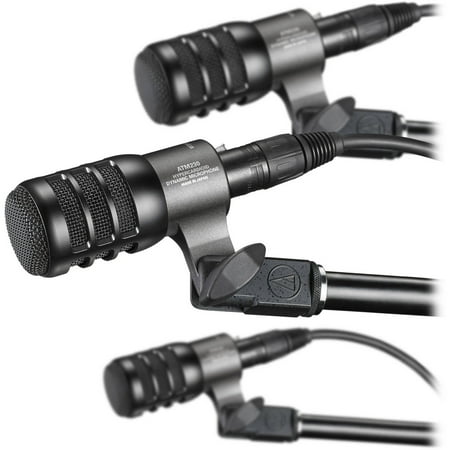 Audio Technica ATM230 Hypercardioid Dynamic Instrument Microphone, 3-Pack