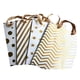thumbnail image 2 of TTOYOUU Bolsas de compras de regalo de papel Kraft grandes con patrón geométrico, Bolsas de regalos para bodas, Juego de 8 piezas TTOYOUU 43234-2135, 2 of 2