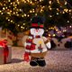 thumbnail image 4 of Muñeco de nieve navideño, Papá Noel, ciervo Milu, muñeco de pie, excelente decoración para ambientes festivos, adecuado para hoteles, centros comerciales, dormitorios y decoración de árboles de N, 4 of 6