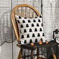 thumbnail image 5 of Sm:)e White Ghost Halloween Pillow Covers 18x18 Inch Set of 2, Cushion Covers for Sofa Home Decor, 5 of 6