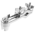 thumbnail image 5 of IDEANATEGRATE 1Pcs Silver Iron Cowbell Mounting Clamp for Drum Kit in 6.7x3.5x2.0in, 5 of 8