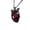 Red, variant on Fiaya Women Gothic Heart Pendant Necklace Anatomical Cage Chain Dark Romance Jewelry for Halloween Party Statement Choker Red