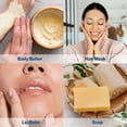 thumbnail image 4 of LMHF Premium Refined Kokum Butter - Perfect Ingredient for Skin Care & Hair Care Products Ideal for Skin Moisturizer,Body Butter,Lip Balm,Lotion,Cream,DIY Candel(Net Wt.:3.5kg/7.7lb), 4 of 5