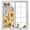 Light Brown, variant on Farmhouse Sunflowers Window Privacy Film,Rustic Barn Doors Flowers Butterfly Wooden Static Cling UV Sun Blocking Window Tint Day and Night,Non-Adhesive One Way Privacy Cover 29.5''x78.7''