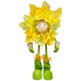 thumbnail image 2 of Northlight 47" Yellow and Green Spring Floral Standing Sunflower Girl Decorative Figure, 2 of 7