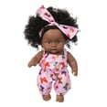 thumbnail image 2 of Tarmeek Baby Doll Toys for Girls Age 3 4 5 6 7 Years Old,8Inch Black African Black Baby Cute Curly Black Baby Dolls Toy Birthday Gifts for Kids, 2 of 9