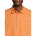 thumbnail image 5 of George Men's Seersucker Button Up Shirt with Short Sleeves, 5 of 6