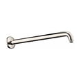 thumbnail image 2 of hansgrohe Replacement 16-inch Modern Rain Shower Showerarm in Polished Nickel, for Wall Mount Showerhead, 27413831, 2 of 2