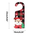 thumbnail image 2 of Xihbxyly Letrero Navideño de Madera, Diseño de Corona Colorida y Bonita, Adornos de Madera Hechos a Mano, Elegante Decoración para Puerta de Entrada, Versátil para Cafeterías y Hogares, Ideal para Re, 2 of 2