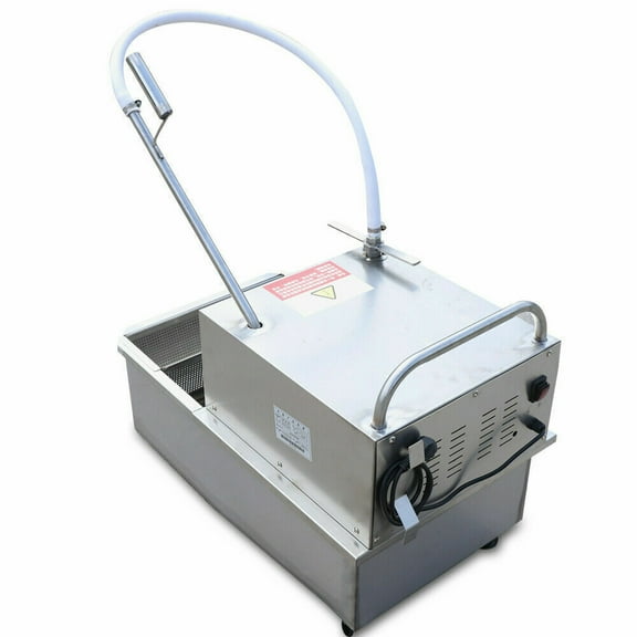 55L Fryer Oil Filter Cart Machine Commercial Kitchen Oil Filtration System