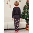 thumbnail image 5 of Pijamas familiares a juego de Navidad 2025, pijamas con estampado de Papá Noel, conjunto de ropa a juego para adultos y niños, mono de bebé + ropa para perros, 5 of 5