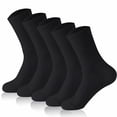 thumbnail image 4 of 5/10/20 Pairs Neutral Solid Color Round Neck Socks Spring Summer Sweat Absorbing Breathable Soft Comfortable Couple Sports Socks, 4 of 10
