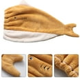 thumbnail image 6 of Cute Cartoon Shower Hat Coral Fleece Hair Turban Quick Drying Cap Parent-child Bathroom Wrapped Towel for Kids Adults, 6 of 19