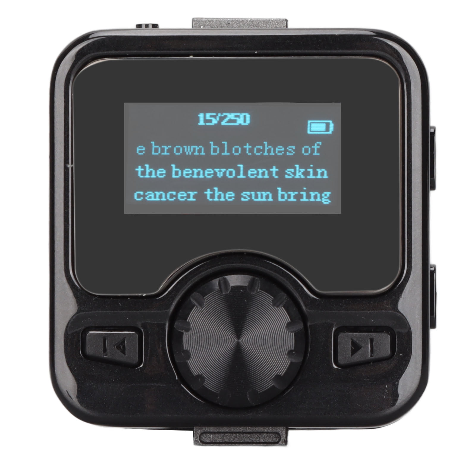 MP3 Player HD Noise Reduction USB Charging Voice Activated Recorder Music Player with FM Radio for Sports Running English and Chinese, BT, Black 16GB