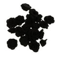 thumbnail image 2 of facefd 20 Pieces Silk Rose Flower Head Bud DIY Craft Wedding Decor Black, 2 of 5