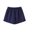 thumbnail image 5 of Tigivemen Workout Running Shorts Girls Athletic Shorts Summer Basketball Soccer Sweatshorts with Pockets for Kids Navy 11-12 Years, 5 of 6