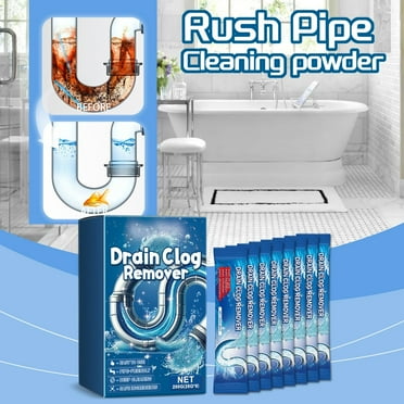 Removedor Obstrucciones Drenaje,Paquete Limpiador Drenaje,Limpiador Drenaje Potente,Thrift Drain Cleaner,Sink Drain Cleaner,8 Pc