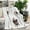 Pug and Footprint, variant on Red Plaid Dog Jigsaw Puzzle Blanket,Comfortable Soft Flannel Throw Blanket,All Season,Warm Lightweight Blankets for Sofa Bed Couch Living Room Chair,60"x80"(150x200cm)