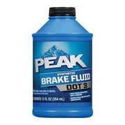 Peak Glycol-Based DOT 3 Approved Brake Fluid 12 oz. for Disc and Drum