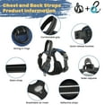thumbnail image 4 of MASBRILL Dog Harness and Leash Set, No Pull Vest Harness, Reflective Adjustable Soft Padded Pet Harness with Handle for Small to Large Dogs, 4 of 8