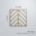 thumbnail image 3 of Ekena Millwork 11 3/8"W x 11 3/8"H x 3/8"T Small Genoa Decorative Fretwork Wood Wall Panels, Red Oak, 3 of 3