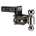 thumbnail image 1 of B&W TS10033B Tow & Stow Dual Ball Mount 3.5" Rise Trailer Hitch w/ 3" Drop, 1 of 5