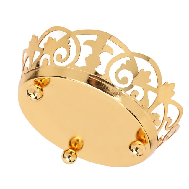 Gold Serving Bowls, Gold Candies Bowl Retro Style Beautiful Practical Metal Material For Home