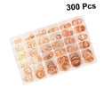 thumbnail image 3 of 300 Pcs Rondelle Plate Rondelle Métrique Joint de Verrouillage Assortiment de Fixations Rondelles d'Huile Joint d'Étanchéité Joint d'Écrasement d'Huile Rondelles de Vidange d'Huile Joint en Acier, 3 of 9
