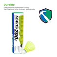 thumbnail image 5 of Yonex Mavis 200i Nylon Shuttle Cock (Yellow) - Pack of 6, 5 of 5