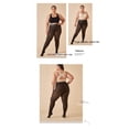thumbnail image 5 of Leggings de cintura alta para mujer – Pantalones estampados suaves y opacos con control de barriga para correr, ciclismo, yogaGris bL(60-100KG), 5 of 5