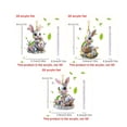 thumbnail image 5 of HongHeng Clearance Under $2.00 Easter Cute Wreath 2D Flat Festival Party Decoration Pendant Car Hanging Tag, 5 of 8