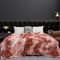 thumbnail image 5 of Clearance! Djunllk Throw Blanket for Couch - Orange Super Cozy Soft Blanket, Fluffy Throw Blanket All Year Round Home Decor Fuzzy Warm Gifts for Women 39.3" x 59.0", 5 of 6