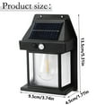 thumbnail image 3 of Kingtowag Outdoor Courtyard Wall Lamp Dusk To Dawn Motion Lights Wall Mount Sconces, Wireless Solar Motion Sensor Patio Security Light, 3 of 9