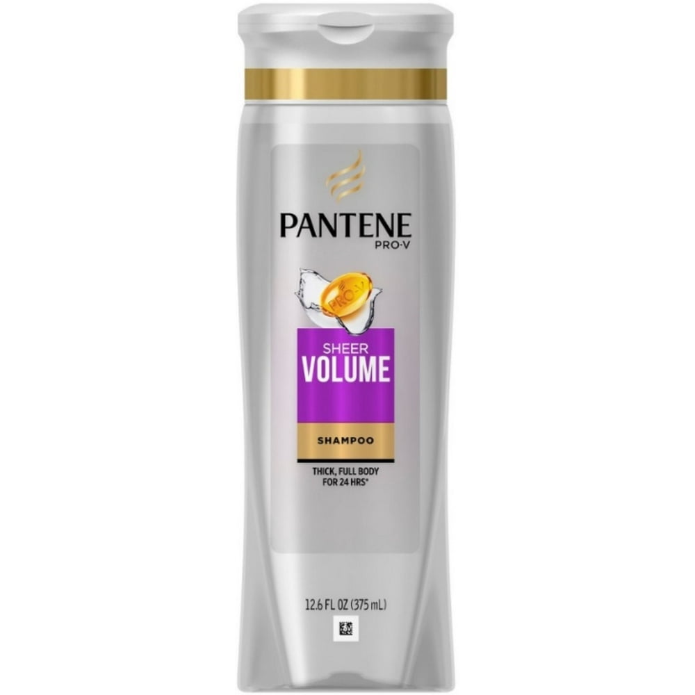 2 Pack Pantene ProV Sheer Volume Thick, Full Body Shampoo 12.6 oz