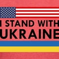 thumbnail image 3 of CafePress - I Stand With Ukraine Womens Tri Blend T Shirt - Womens Tri-blend T-Shirt, 3 of 4