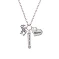 thumbnail image 2 of Delight Jewelry Silvertone Moose Always My Mother Bar Zoe Necklace, 2 of 4