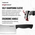 thumbnail image 5 of Farberware Edgekeeper Classic 6-inch Cleaver Knife with Black Self-Sharpening Sleeve and Handle, 5 of 13