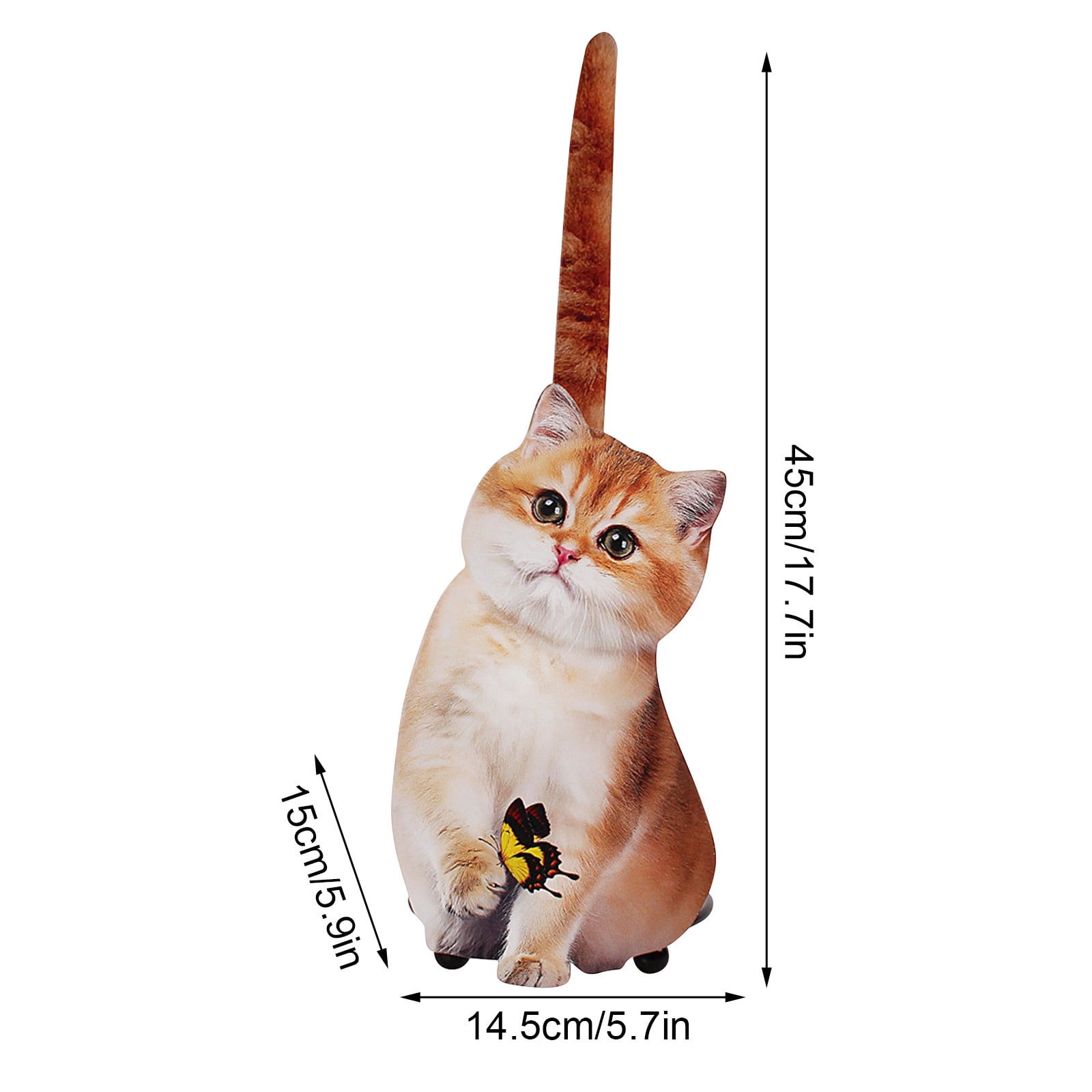 Cat Shape Paper Towel Holder Super Cute Cat Themed for Decorate Your Workspace, Cat Design Paper Towel Holder Stand for Kitchen Toilet Modern Countertop