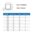 thumbnail image 3 of 10pcs 10-25mm Non-slip Rubber Leg Tip Caps Table Chair Foot Floor Protector Covers, 3 of 13
